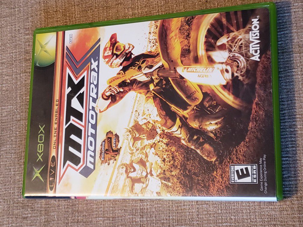 MTX: Mototrax (Microsoft Xbox, 2004) Game includes the instruction manual