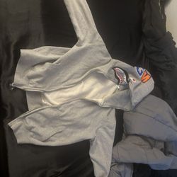 Bape Hoodie Grey