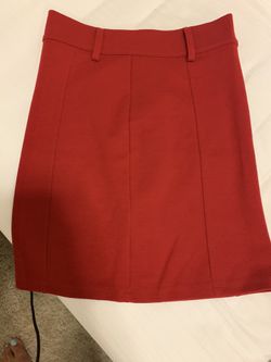 Red mini skirt size small