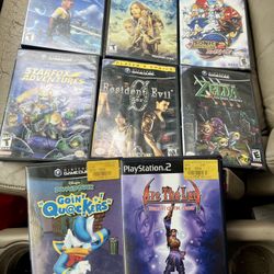 Nintendo GameCube Games And Ps2 Games 