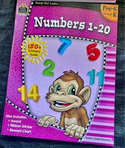 Numbers 1-20 workbook