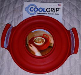 Microwave Cool Grip Red, Brand New