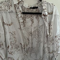 Cheetah Blouse 