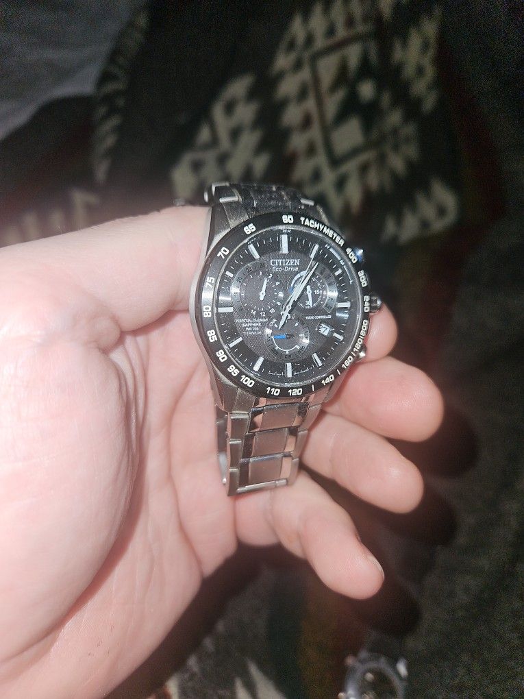 Citizen Titanium Watch Satallite