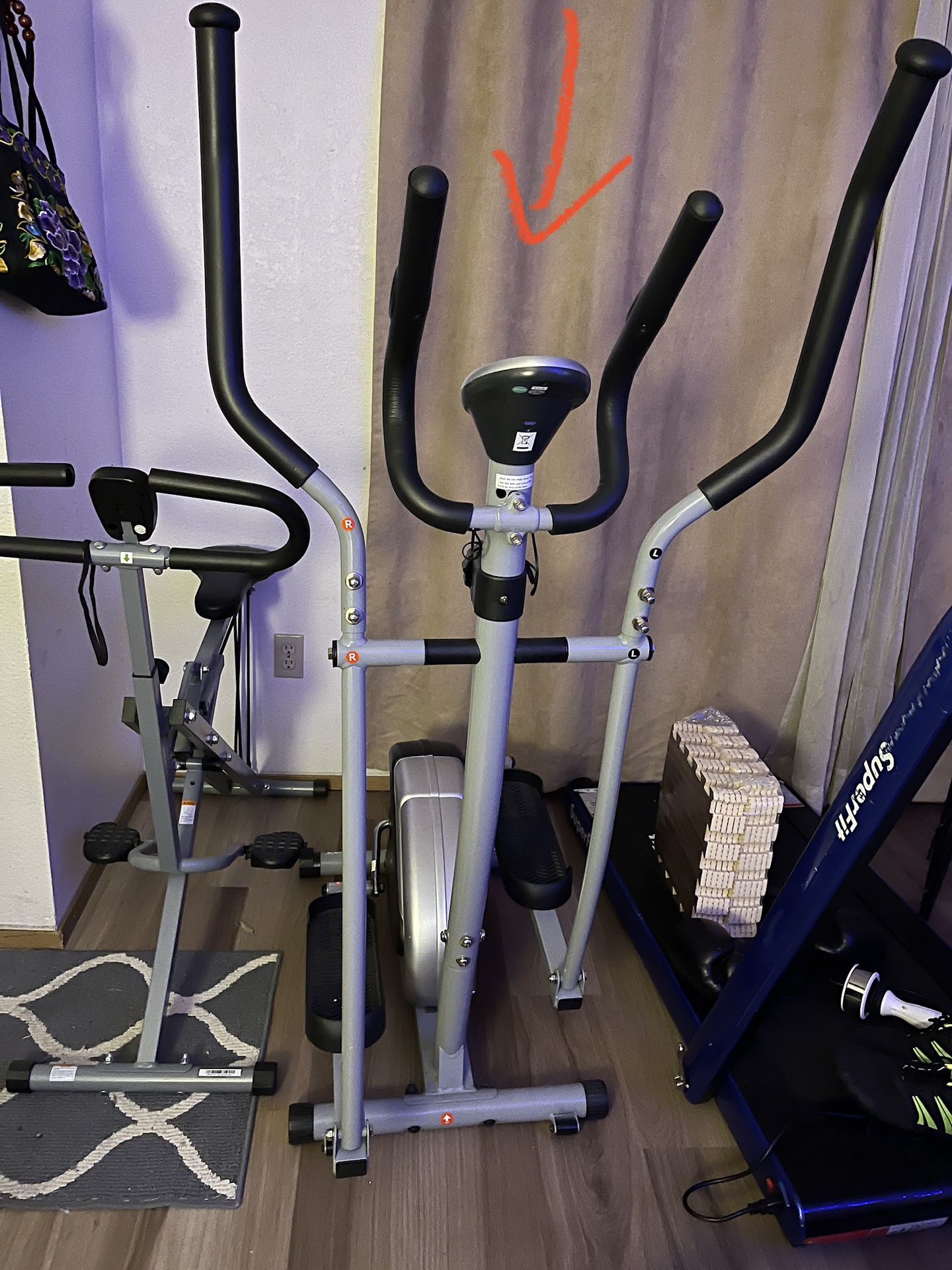 Elliptical  And Squat Machine