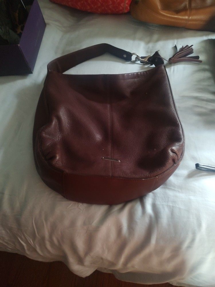 Women's Fair Condition Coach Brown Leather Handbag