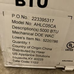5000 BTU window ac units