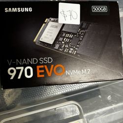 Samsung 500 GB SSD Gaming Computer Parts CPU