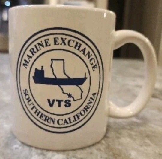 Vintage MARINE EXCHANGE SOUTHERN CALIFORNIA (VESSEL TRAFFIC SERVICE) Cup/Mug