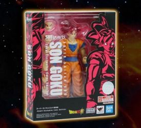 Bandai S.H.Figuarts - Super Saiyan God Goku - SDCC 2021 w Brown Shipper - US