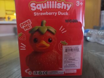 Strawberry squishy duck