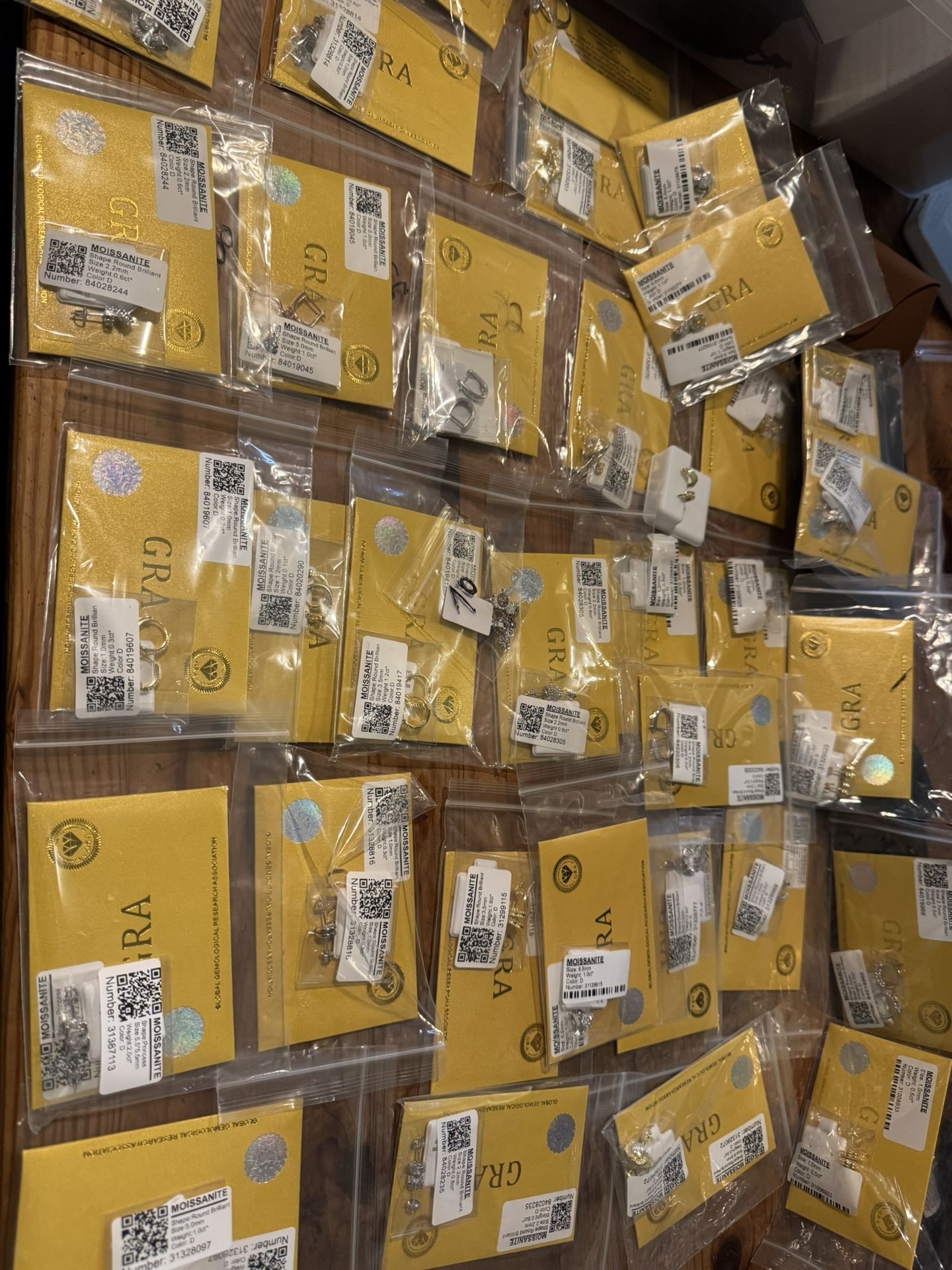 Moissanite Earrings Pendants Rings Pass Diamond Tester