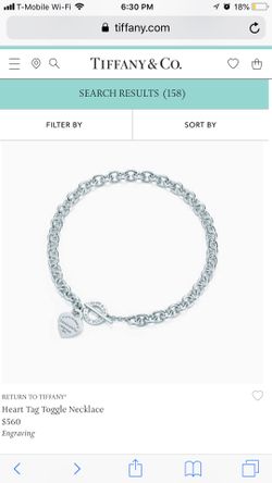 Tiffany & Co. Heart Tag Toggle Neklace