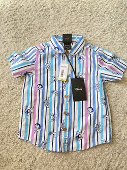 Disney Brand Lilo & Stitch Button up, Size 3T