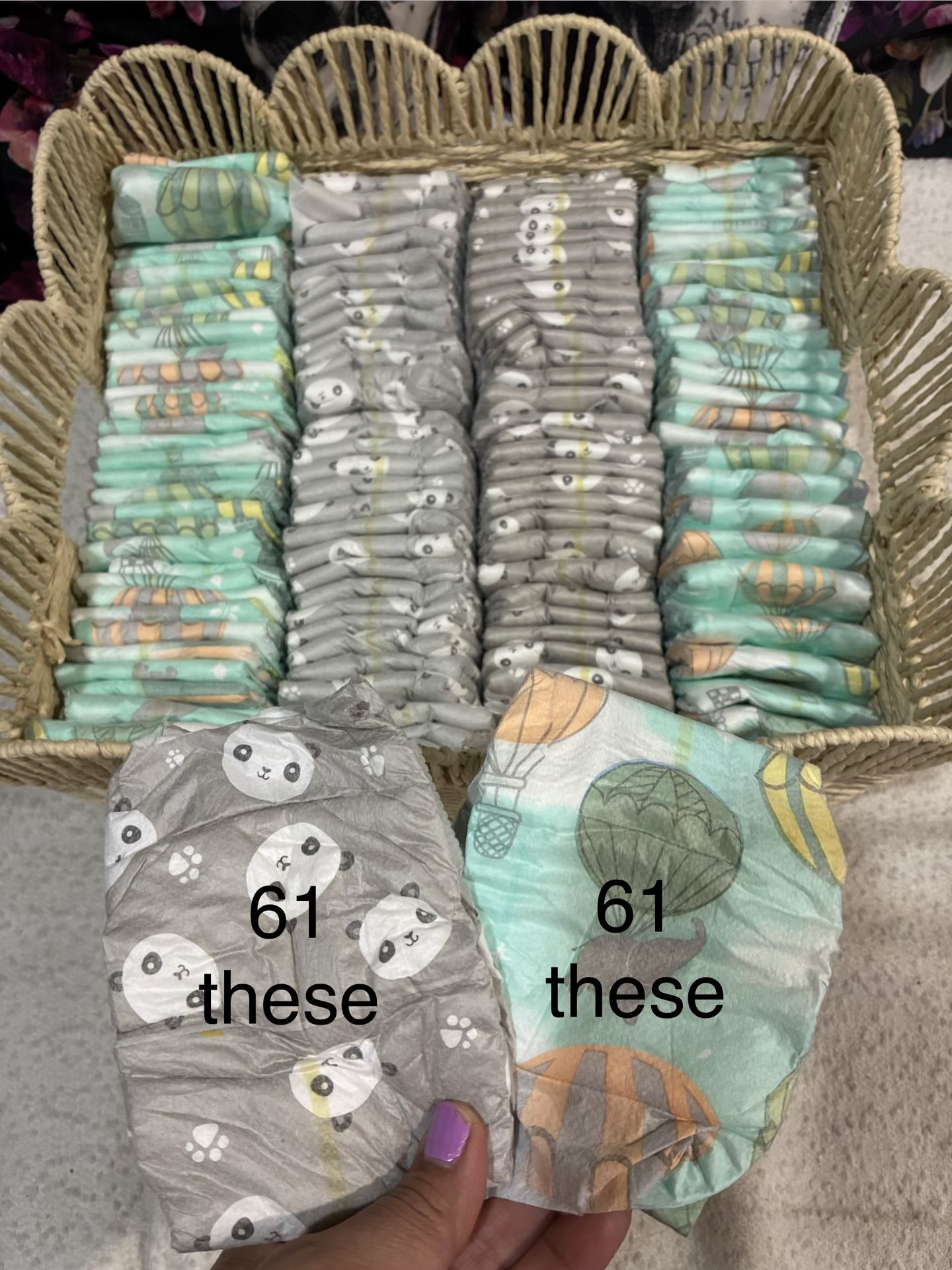 122 NEWbORN Diapers $25