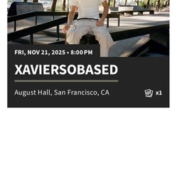 Xaviersobaded Sf Ticket