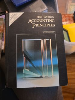 Accounting principles book