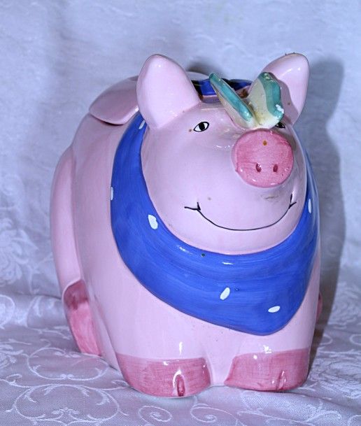 Pig Cookie Jar Coco Dowley