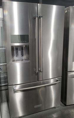 KitchenAid 3-Door Stainless Steel Refrigerator
