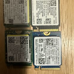 256GB NVME SSD HARD DRIVES $25 Eac