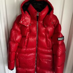 Men’s Red Mackage Puffer Jacket