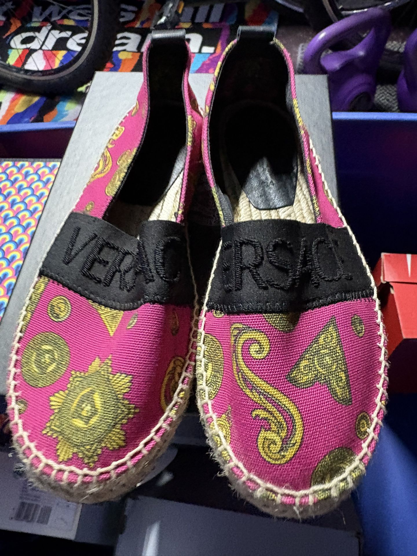 Versace’s Girl Shoes Size 34 = 3 Youth 