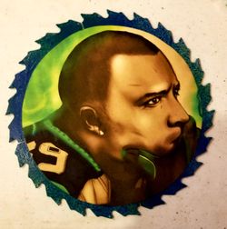 Doug Baldwin Seattle Seahawks Decorative Saw Blade