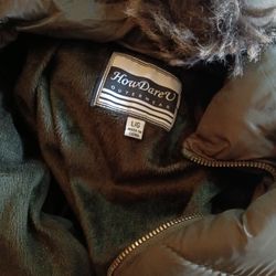 New women's cold weather jacket, 'Howdareu'  outerwear
