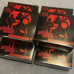 Pokemon TCG Destined Rivals Elite Trainer Box Etb X6