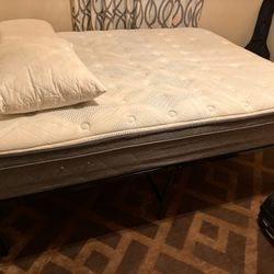 Q Size Bed qnd Steel Platform Frame 