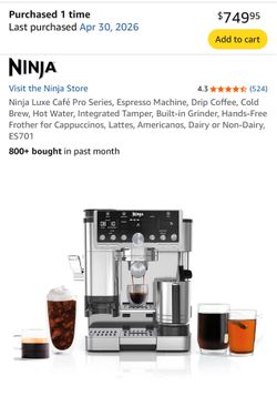 Ninja Luxe Café Pro Series 4 MACHINES IN 1
