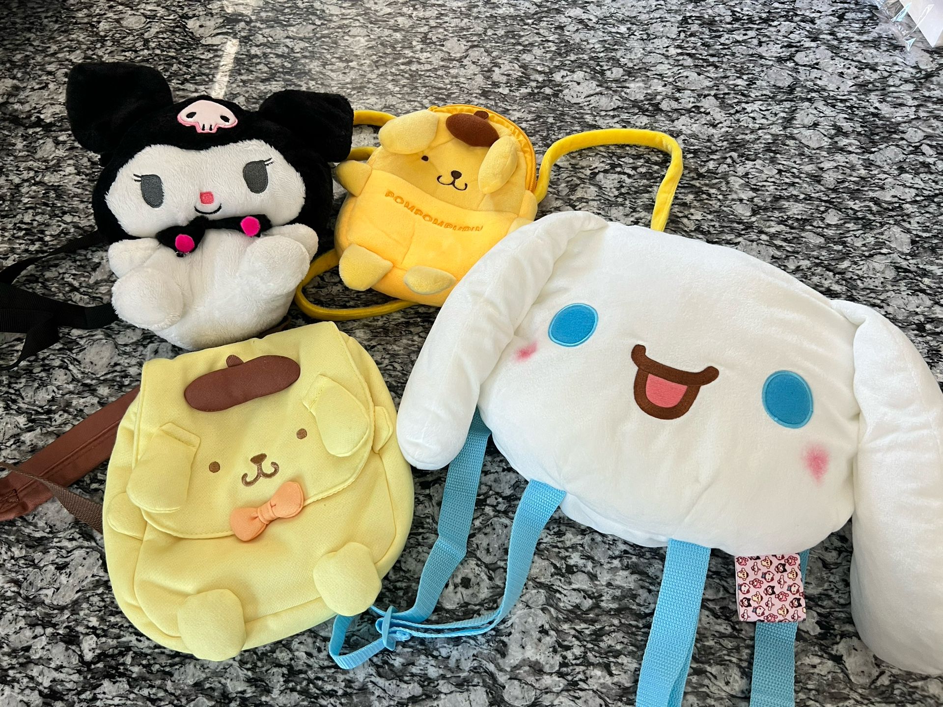 Sanrio Plushie Bags Bundle