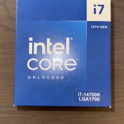 I7 14700k Intel CPU