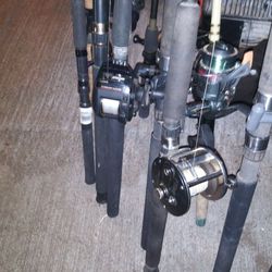 New, slightly used, & refurbished rod & reels