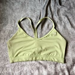 Gymshark - Lime Green Sports Bra (Small)