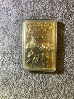 1999 Burger King 23k gold plated Pokemon cards✨ Mint condition in plastic casing CC CC CC CC