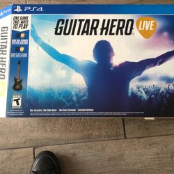 PS4 Guitar Hero Live Guitar Controller No Game