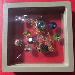 Simple Heart Pendant Necklace With Ten Zircon Ladies Necklace