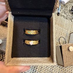 Silver 925 Ring Set Size 6 