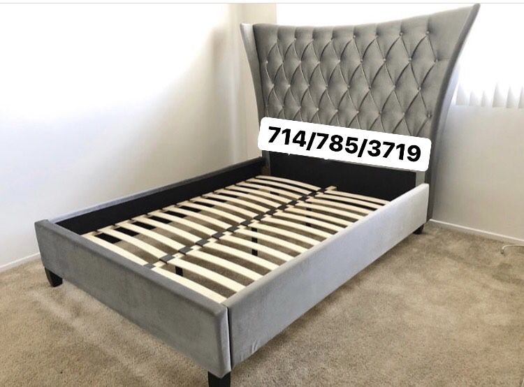 Silver Queen bed frame