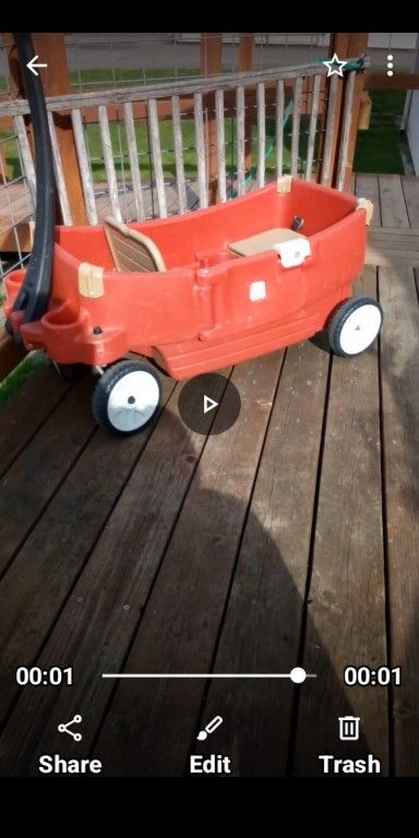 Red Two Seater Kid,S Wagon