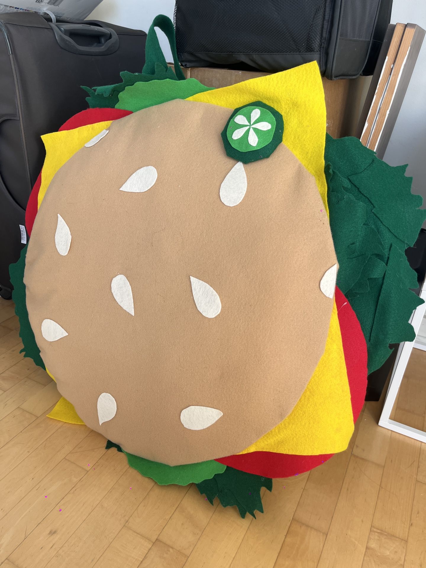Homemade Hamburger Halloween Costume