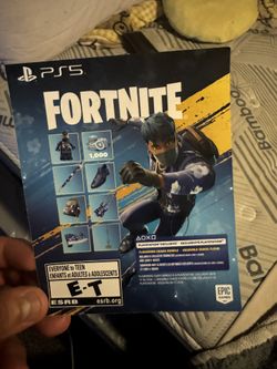 Fortnite bundle code from ps5