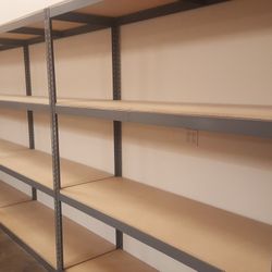 Warehouse Shelving 96 in W x 24 in D Boltless Industrial Storage Racks New Similar To Uline Grainger McMaster Delivery & Assembly Available 