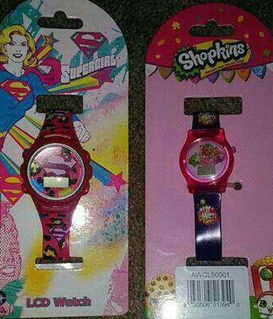 Kids Watches! Brand. New! Shopkins OR Supergirl!