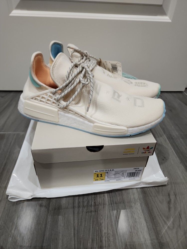 ADIDAS HU NMD Pharrell Chalk White 11 $200