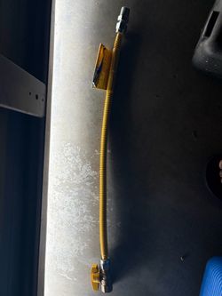 Gas line  with gas valve