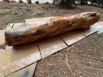 Natural Wood Polyurethane Log For Sale