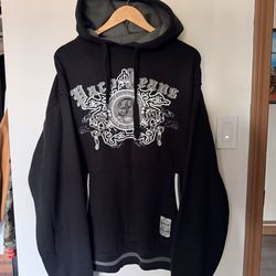 Paco Jeans Black Embroidered Hoodie