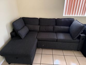 Dark Gray Sofa